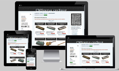 Screenshot csvShop