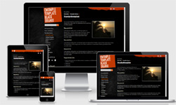 CMSimple Template Black Orange