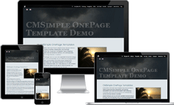 CMSimple Template OnePage 2026